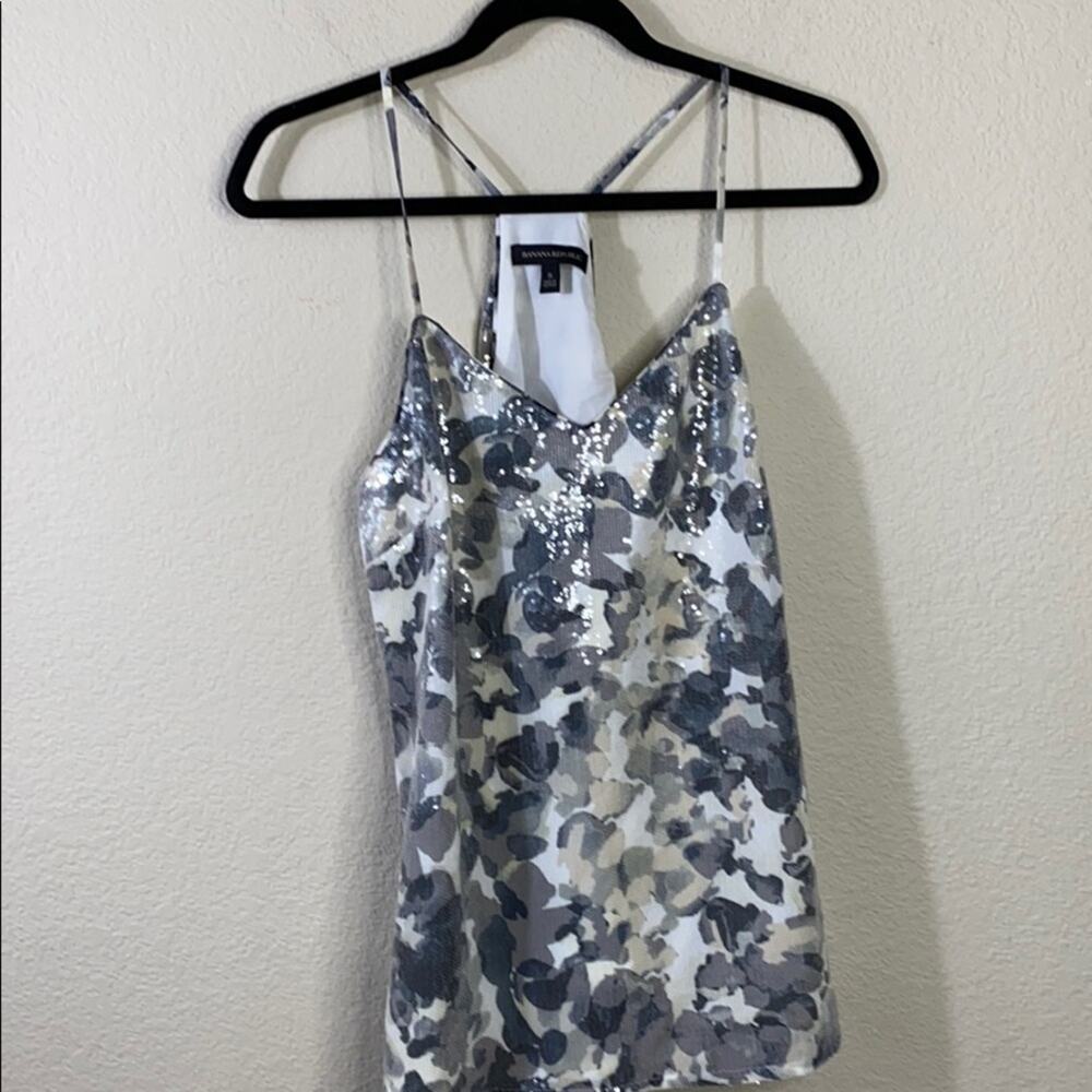 Banana Republic Camouflage Sequin Cami Tank Top